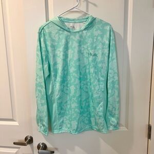 Huk Kids Swim Rashguard - Aqua